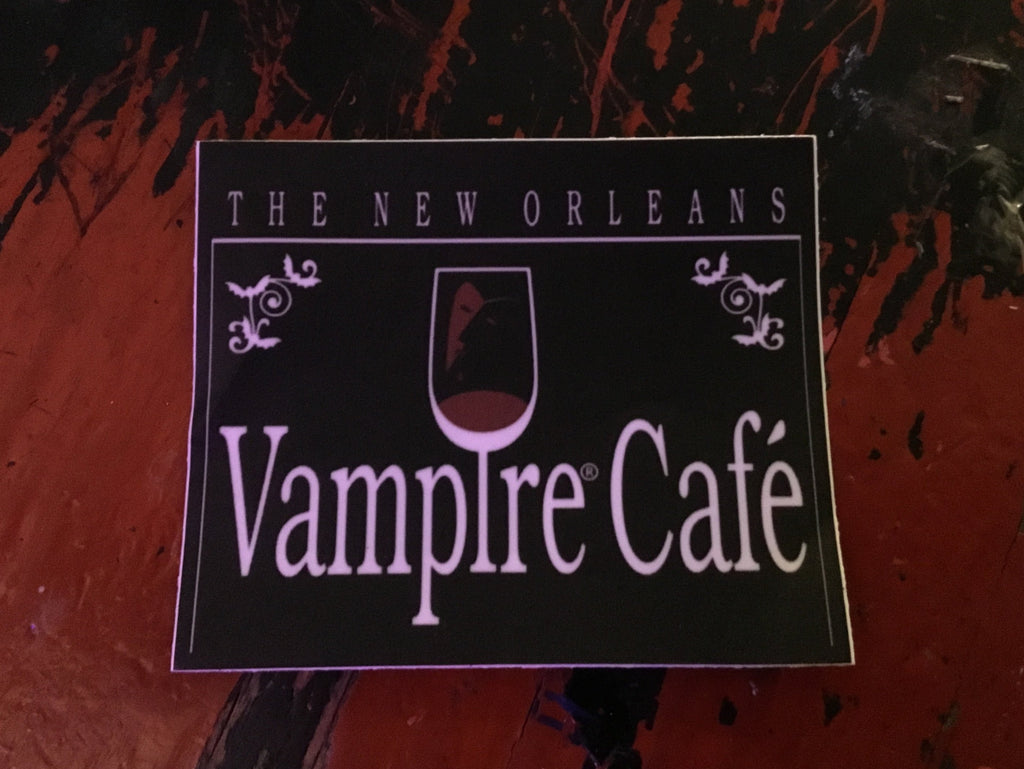 Vampire Cafe Sticker 2.5"