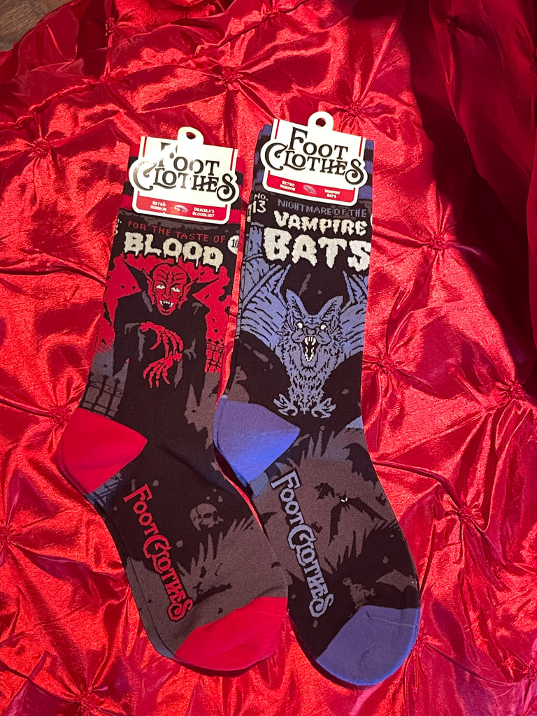 Vampire Bat Crew Socks