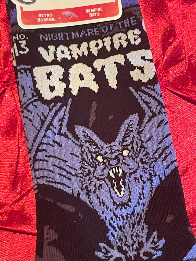 Vampire Bat Crew Socks