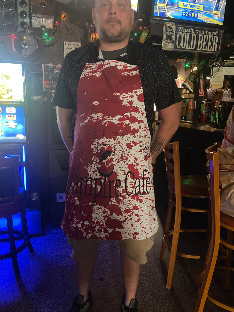 Bloody Vampire Cafe Apron