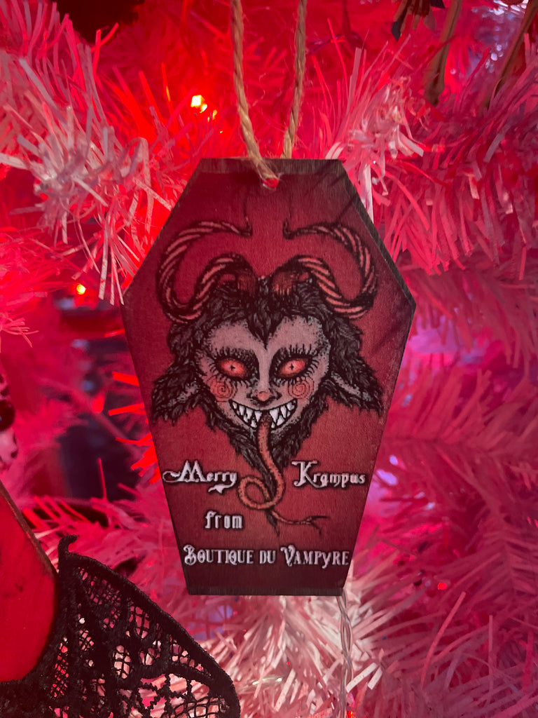 Krampus Coffin Ornament Decoration Christmas