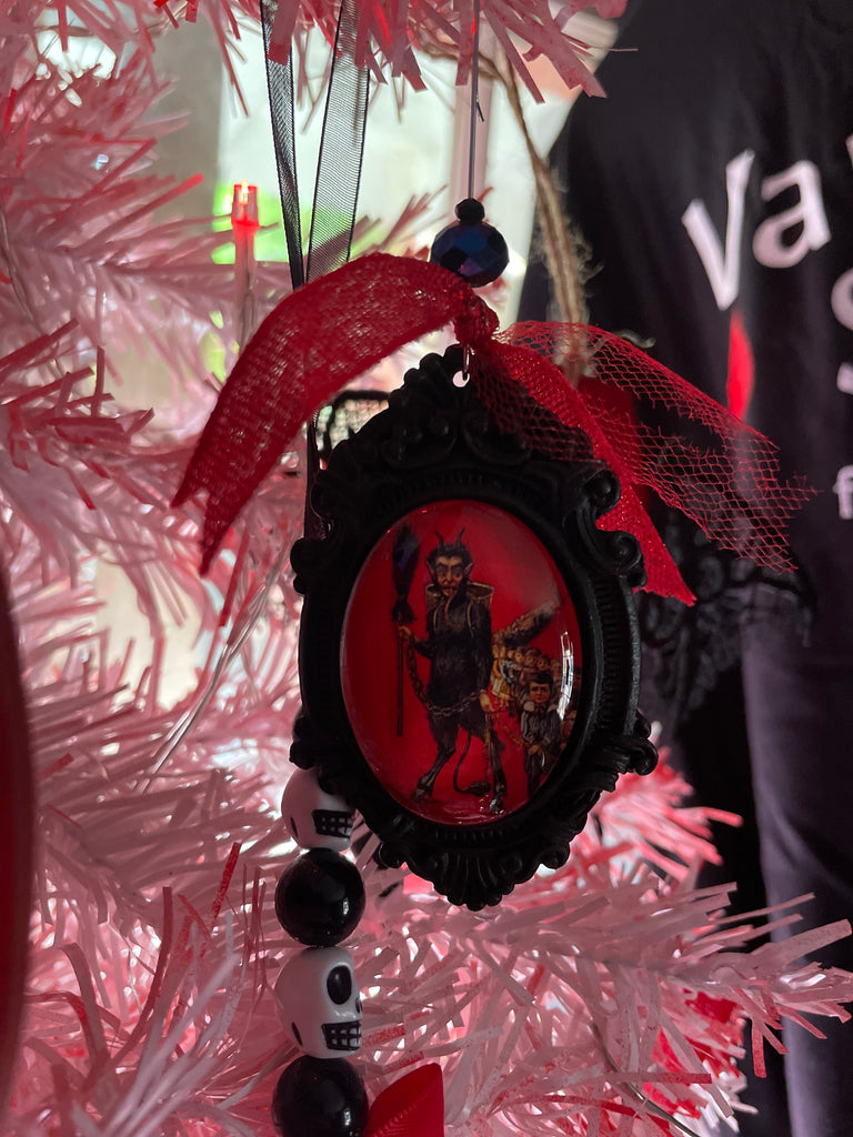 Cameo Krampus Ornament